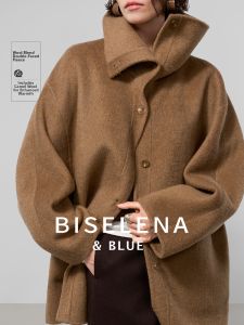 BEIQIANI | Elegant Vintage Wool Double-Faced Coat