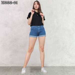 Hotpants soft stretch  premium jeans kode 91[ Size:27-34 ]