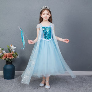 Shark | Frozen 2 Elsa Princess Dress Summer Performance Costume