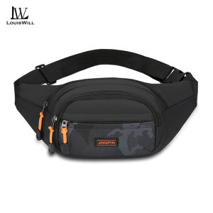 LouisWill Men Bag Chest Bag Shoulder Bag Fashion Waist Bag Color Blocking  Oxford Waterproof Bag Large Capacity Leisure Bag Street Bag Casual Bag Lightweight Messenger Bag Sports Bag