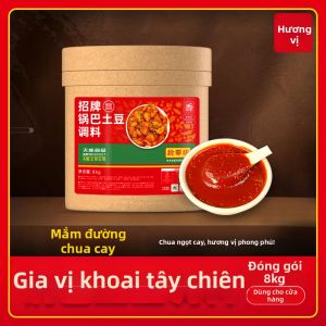 Gia Vị Chips Khoai Tây Dùng Cho Kinh Doanh Chua Ngọt Cay 8kg