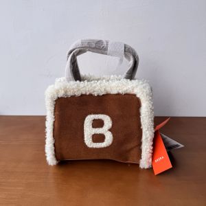 Off-Season Clearance Winter Use Value Handbag Real Lambskin Crossbody Bag Small Variation Defective Goods Korean Style Womens Shoulder Bag Casual Magnetic Buckle Closure