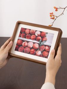 Black Walnut Solid Wood Photo Frame 6 Inch 7 Inch 8 Inch Desktop High-End Photo Print Album Wooden Picture Frame Home Decor