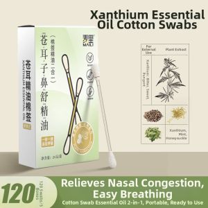 Children Nasal Relief Essential Oil Cotton Swabs