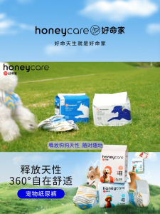 Honeycaredog diapers for male 12pcs/pack *3 packs 狗狗生理裤尿不湿公狗纸尿裤3包装