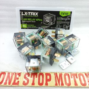 RELAY MOBIL MOTOR RELAY LAMPU RELAY kaki 4 NINE