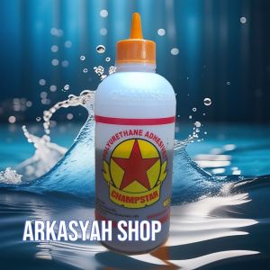 LEM BINTANG PU ORANGE 1/2KG 6 BOTOL (LEM CROT LEM MADU LEM BUSA LEM KAYU)