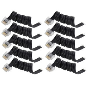 25CM Motor Crystal Cable Line Wire Repair Part Replacement for Building Block Educational Robotics Power Function Sensor Module