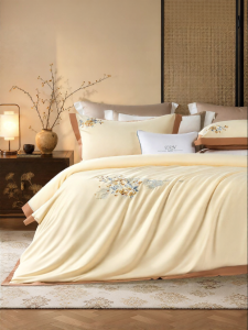 FUANNA (富安娜) | Silky Cotton Embroidered Bedding Set Chinese Style
