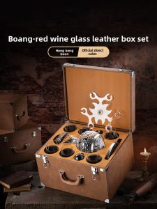 BOANG | Luxurious High-end Crystal Red Bowtie Wine Glass