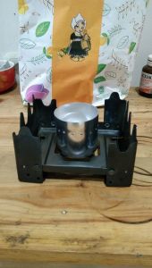 kompor mini 4.7 cm dan tungku lipat