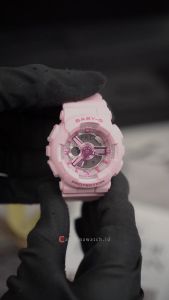 Jam Tangan Wanita Casio Baby-G BA-110YK-4A Pink Dial Pink Resin Band