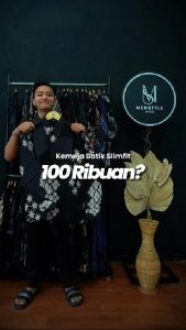 MENSTYLE BATIK - Kemeja Batik Pria Slimfit Lapis Furing Anggasta Sanggit