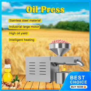 Oil Press 1500W More than 2.0Lit 304 Stainless Steel High Oil Yield 98% Processes Multiple Seeds & Nuts Commercial & Household