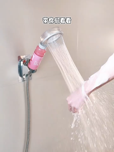 [LOCAL STOCK-Deliver in 1-3 days] VC Aroma Filter Shower Head High Pressure Spa Handheld Shower with Vitamin C Scented Filter Cartridge 99% Chlorine Removal Soft Water Purifying Shower Head