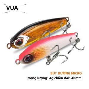 Mồi Câu Cá Giả Kingdom 40mm 4g Kiểu Chìm Chậm Dạng Bút Chì Chất Liệu Cứng Mồi Giả Wobblers Dụng Cụ Câu Cá Chất Lượng Cao Dành Cho Biển Sông Hồ Bãi Biển.