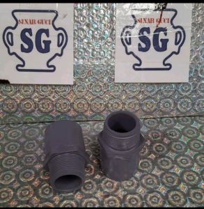 Sambungan Pipa Pvc Sock Drat Luar Berbagai merk dan Ukuran