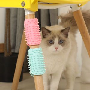 Pet Cat Hair Removal Massage Comb Cats Scratching Rubbing Brush kitten Grooming Self Cleaning Wall Corner Cat Scratcher Combs