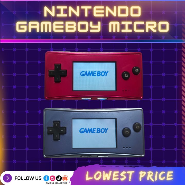 Original Nintendo Gameboy micro Lazada
