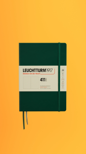 Leuchtturm1917 A5 Medium Hardcover Notebook / Plain Dotted & Ruled (411 numbered pages)