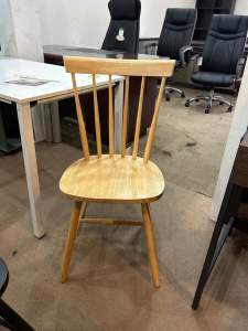Twingy Solid Rubberwood study chair / Dining Chair / Kerusi makan