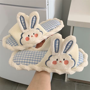 Dép Vải Lanh Cotton Dễ Thương Cho Nữ Dép Đi Trong Nhà Mùa Hè Nhẹ Chống Trượt Thấm Hút Mồ Hôi Dép Đi Trong Nhà Cho Trẻ Em