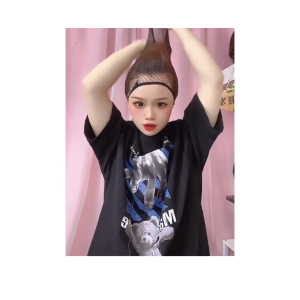 Set 5 Lưới Đội Tóc Giả Wig Cap – Lưới Trùm Tóc Giả Màu Đen Co Giãn Tốt Ôm Gọn-NIEVE