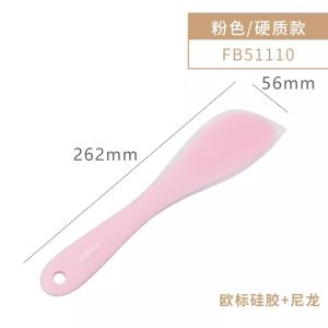 Pink Silicone Baking Tool Multifunctional Cake Cream Spreader Scraper Heat Resistant Integrated Design Kitchen Cooking Utensil