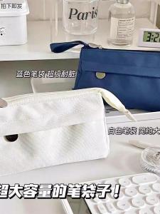 Túi Đựng Bút Chì Vải Canvas Dung Tích Lớn Nhiều Lớp Dung Tích Lớn Giá Trị Thẩm Mỹ Cao Đựng Đồ Dùng Học Tập Đựng Bút Chì