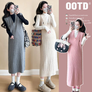 Bộ Đầm Mới Mùa Thu Cho Phụ Nữ Mang Thai