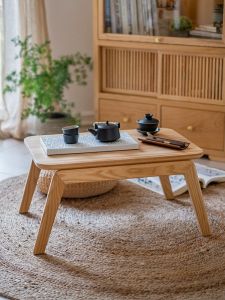YANPU | Solid Wood Tatami Style Minimalist Teatime Table