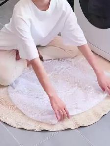 ถุงตาข่ายซักผ้า ถุงซักผ้า ถุงถนอมผ้า ถุงซักรองเท้า ขนาดใหญ่ ตาข่ายรูดทรงกลม จุของได้เยอะ ทำให้ไม่พันกัน ย้วย เสียทรง