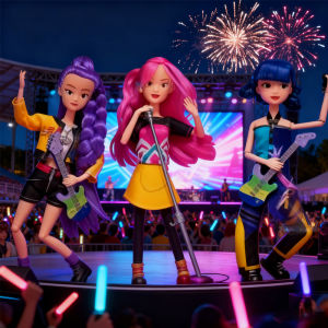 NEW Doll Toys Kpop Demon Hunters Action Figure Toy Rumi Mira Zoey Beautiful Princess Baby Girl Dolls Plastic DIY Toy for Girls/*