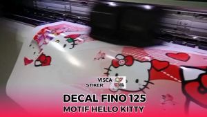 Dekorasi Motor Fino 125 dengan Stiker & Decal