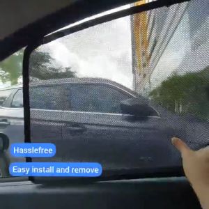 For Perodua Ativa Car Sunshade Side Magnetic Sun Shade Window Custom Fit Sun Shield Magnet Anti UV Sun Protection Mesh Net Side Magnet Customized Car Window Sun Block Pelindung Matahari Kereta 4pcs/set