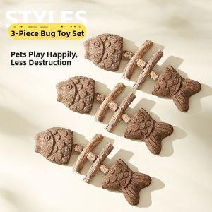 XIAOGUSHI | Catnip Cat Toy Teething Bone
