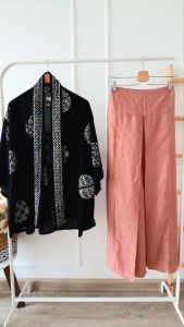 ONESET BIGSIZE OUTER JUMBO KIMONO JUMBO SETELAN KULOT WANITA KULOT HIGHWAIST OUTER BATIK OUTWEAR FORMAL BIGSIZE