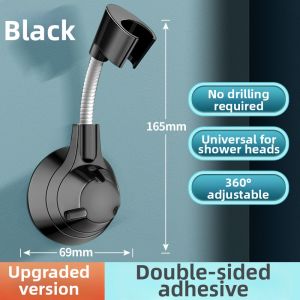 No Drill Adjustable Swivel Shower Head Bracket