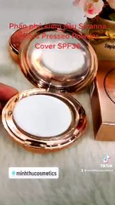 Phấn Phủ Sivanna Colors Pressed Powder Cover Skin Kiềm Dầu Chống Nắng Và Giữ Lớp Nền Mỏng Mịn SPF30