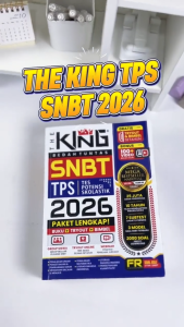 Buku SNBT 2026 ( UPDATE SOAL ESSAY / ISIAN SINGKAT) The King Bedah Tuntas Soal Dan Materi Tps (SNBT Skolastik) Saintek Soshum 2026