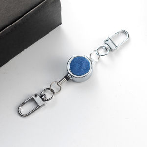 Metal Work ID Card Holder Lanyard Retractable Easy Clip Bus Card Bank Card Meal Card Bag Versatile Identity Access Control