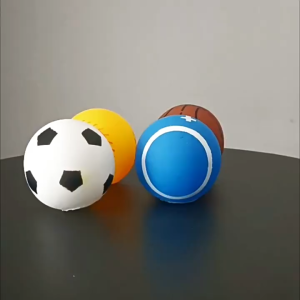 Đồ chơi cho Chó bóng đá bóng rổ tennis quần vợt bầu dục bằng nhựa vinyl có kèn - Love Pets Shop