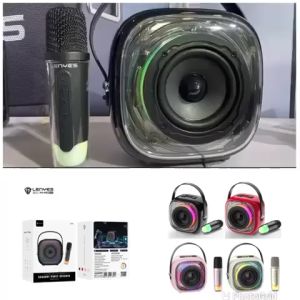 { NY ACC } LENYES S226 Speaker Bluetooth Portable Wireless Karaoke RGB Original