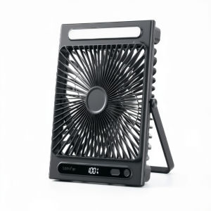 Portable Outdoor Camping Fan 20000mAh Rechargeable USB Fan with LED Light Power Bank 3-in-1 4 Speed Silent Hanging Tent Fan