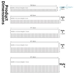 TEKANAI | Drawer Organizer Organize Plastic Partition
