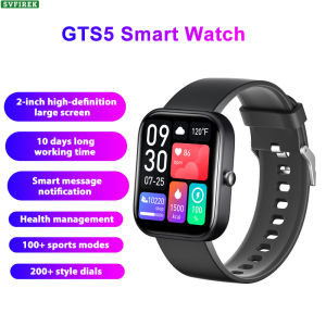GTS5 Smart Watch Sports Watch HD Full Color Touch Screen Sports Mode MAI Health Management Blood Oxygen Blood Glucose Monitoring Smart Bracelet IP67 Waterproof Sleep Management