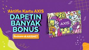 Kartu Perdana Axis sudah registrasi siap pakai 1biji