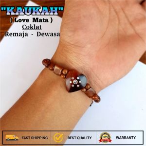 Gelang Kokkah wanita Love Plat BONUS cincin 100 % Ori