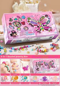 WANJUTEGONGDUI | DIY Handmade Beads Toy for Girls and Children Gift Box