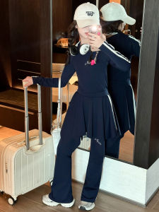 MPW | Girls Sports Outfit Quick Dry Running Clothes Fashionable Childrens Clothing Spring Autumn Seasonal Middle Large Children